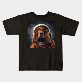 Astro Dog - Irish Setter Kids T-Shirt